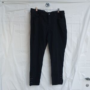 Thorn Curvy Fit Stretch Denim Black Jeans